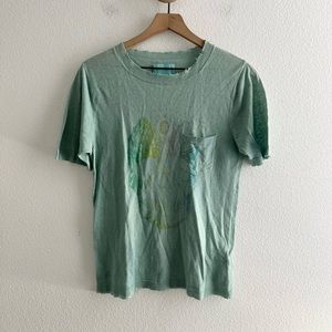 Zadig & Voltaire Gina Skull Linen Blend Pocket Tshirt